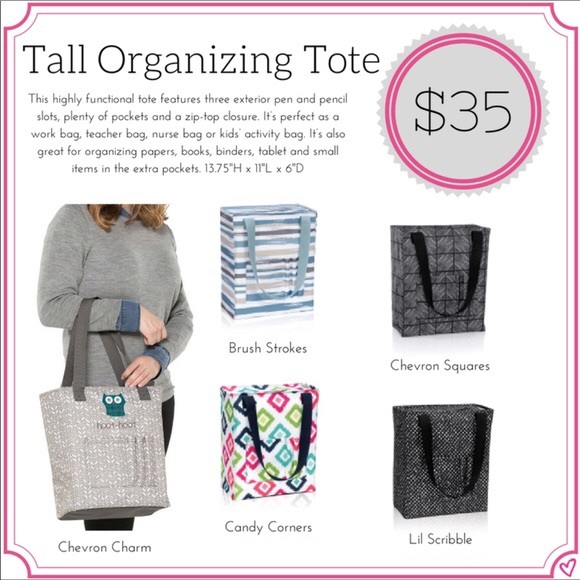 tall organizing tote